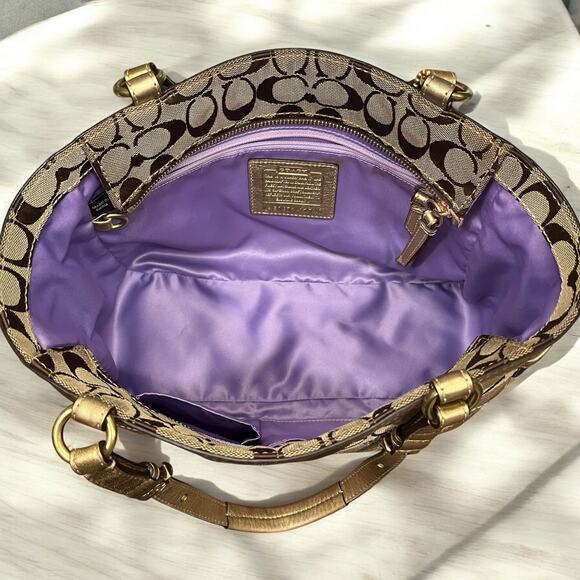 Y2K Coach 12740 Limited Edition Patchwork Gallery Tote & Wristlet - Picture 5 of 15